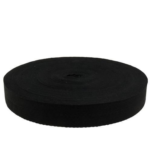 Linnesadelgjord SVART 50mm