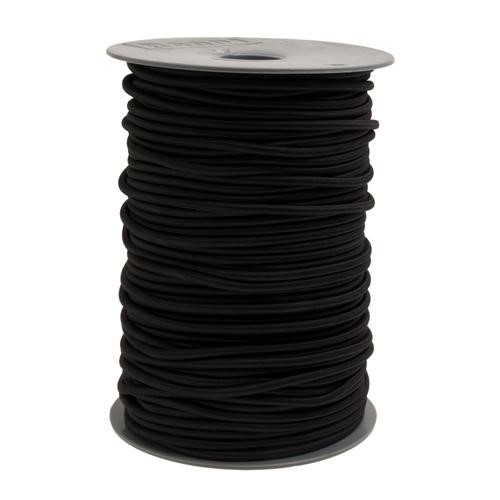 GUMMICORD SVART 5mm 100m