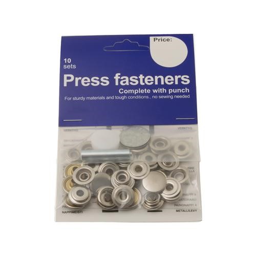 Tryckknapp Konsumentförpackning. 10st