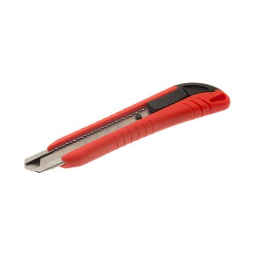 Kniv brytblad röd magasin med 2st extra blad