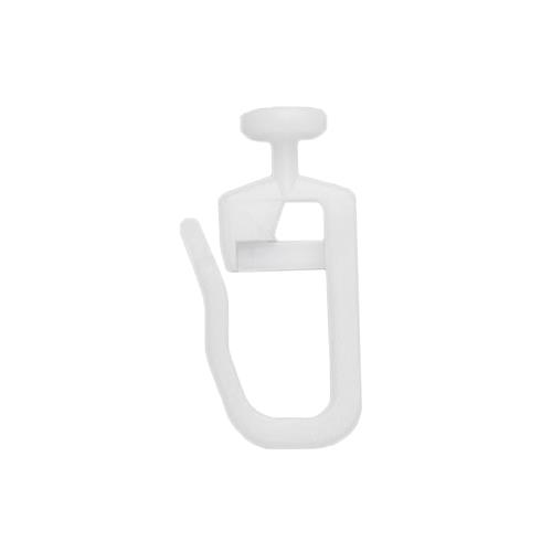 GARDINKROK 9mm Roundhead Glider Vit 100st