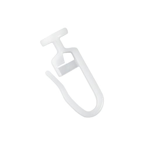 GARDINKROK 9mm Roundhead Glider Vit 100st