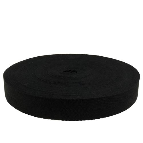 Linnesadelgjord SVART 50mm