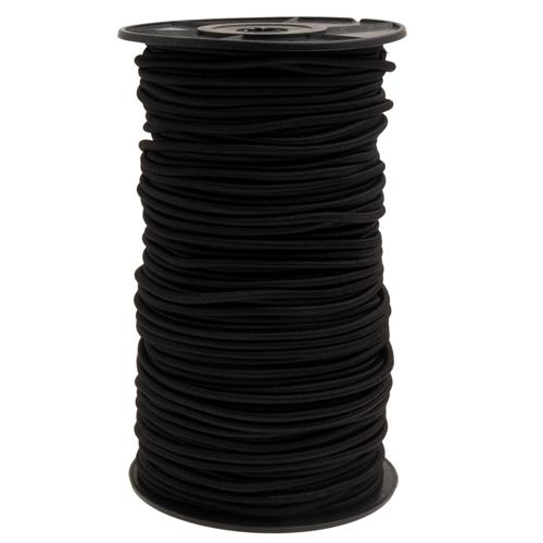 GUMMICORD SVART 4mm 100m