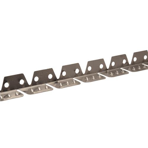 Spiklist metall plygrip nr 1 för tyg 3 tagg, 150 cm/längd