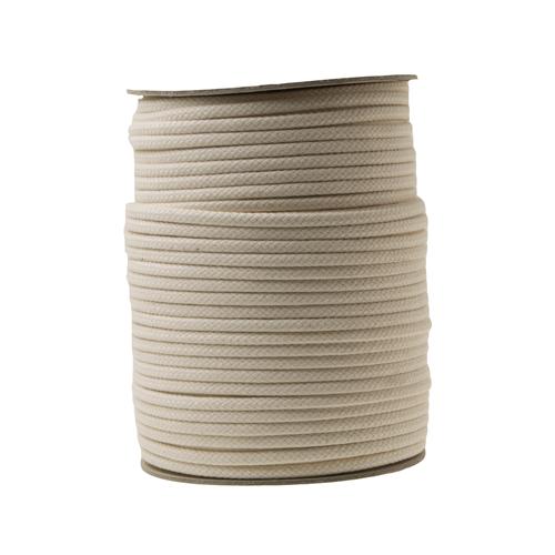 Flätad Bomullslina 6mm  100m Rle
