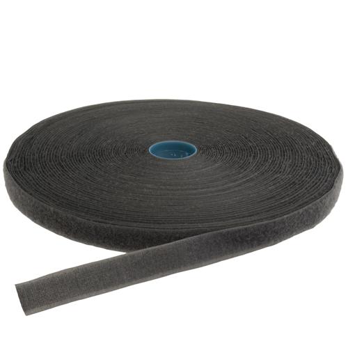 Kardborrband Ögla 30mm Grå 25m