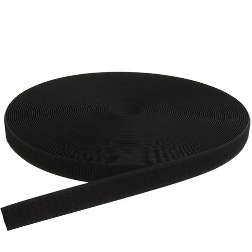 Kardborrband Hake 30mm Svart 25m